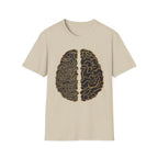 Printify T-Shirt Brain Half Mushroom T-Shirt Mushroom Magic Mushroom T-Shirt