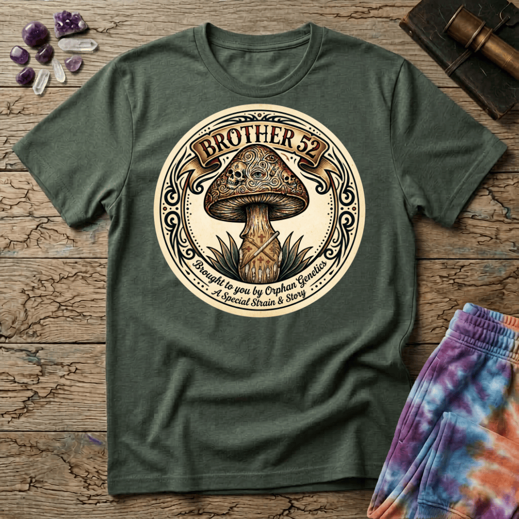 Printify T-Shirt Brother 52 Mushroom T-Shirt Mushroom Magic Mushroom T-Shirt