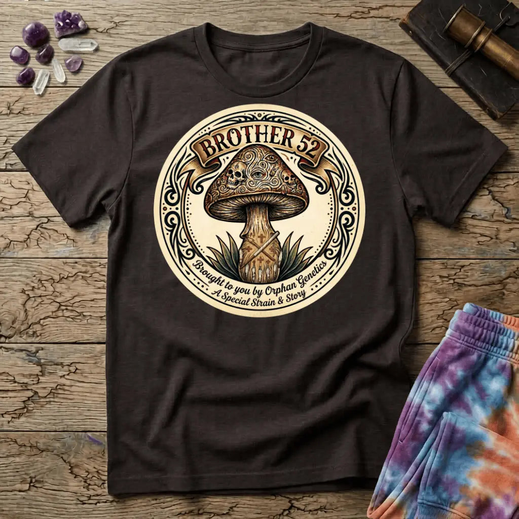 Printify T-Shirt Brother 52 Mushroom T-Shirt Mushroom Magic Mushroom T-Shirt