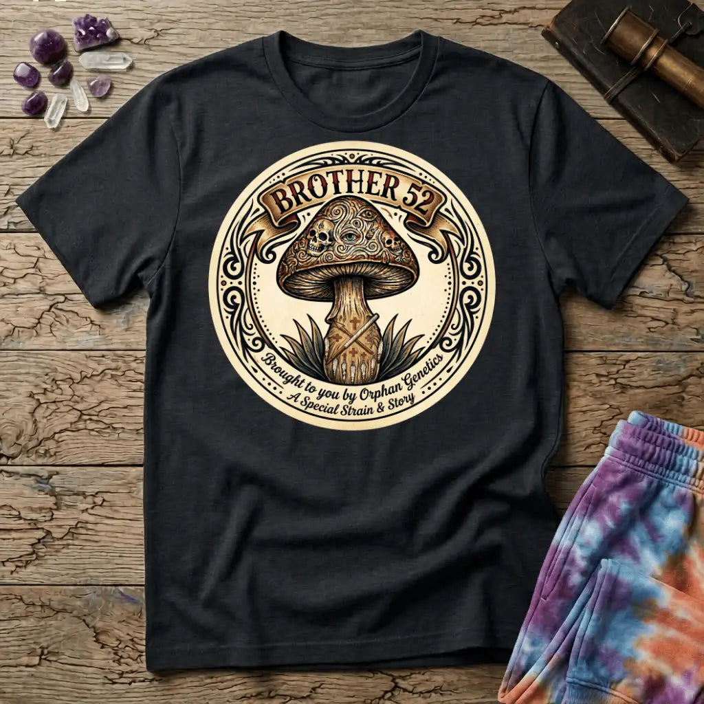 Printify T-Shirt Brother 52 Mushroom T-Shirt Mushroom Magic Mushroom T-Shirt