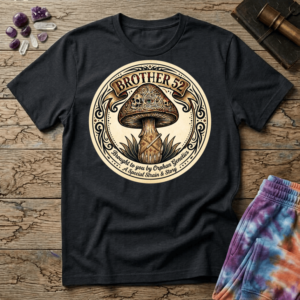 Printify T-Shirt Brother 52 Mushroom T-Shirt Mushroom Magic Mushroom T-Shirt