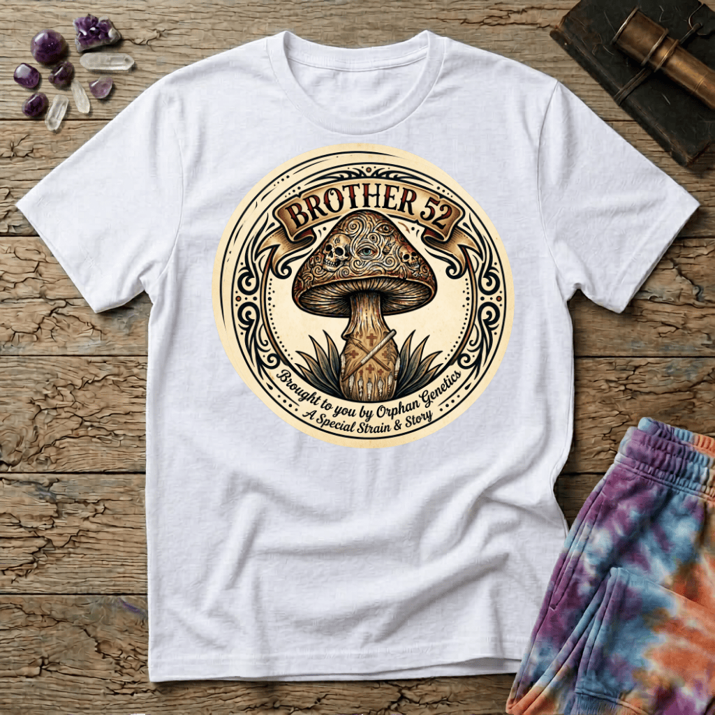 Printify T-Shirt Brother 52 Mushroom T-Shirt Mushroom Magic Mushroom T-Shirt