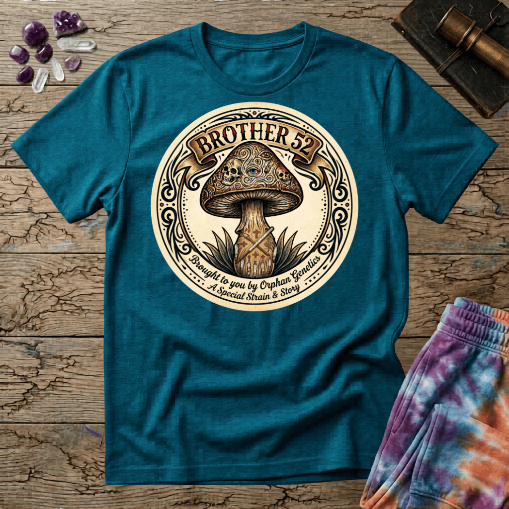 Printify T-Shirt Brother 52 Mushroom T-Shirt Mushroom Magic Mushroom T-Shirt