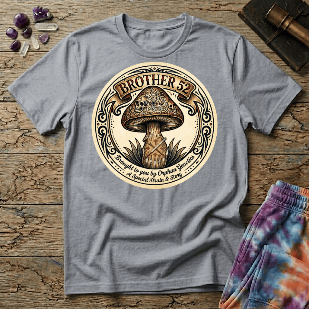 Printify T-Shirt Brother 52 Mushroom T-Shirt Mushroom Magic Mushroom T-Shirt