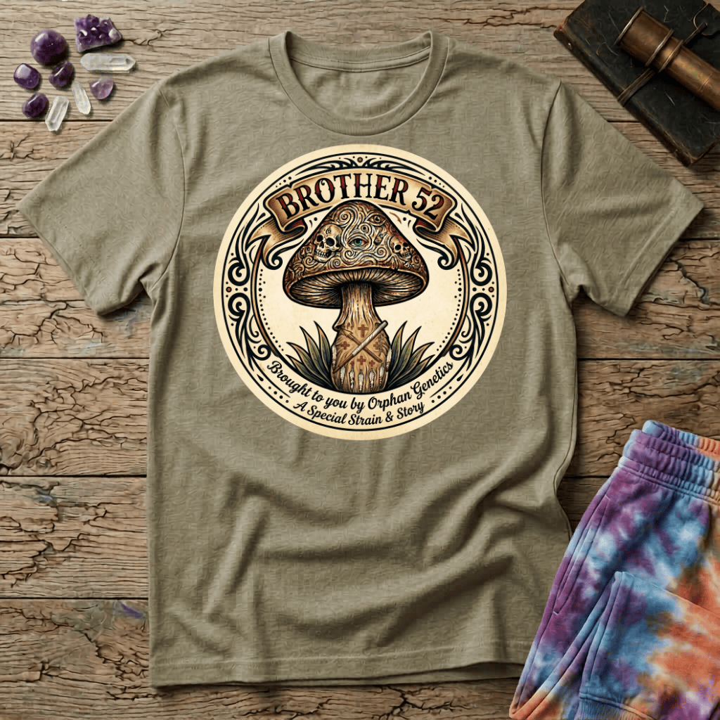 Printify T-Shirt Brother 52 Mushroom T-Shirt Mushroom Magic Mushroom T-Shirt