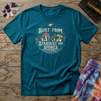 Printify T-Shirt Built From Stardust and Spores Mushroom T-Shirt Mushroom Magic Mushroom T-Shirt