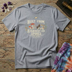 Printify T-Shirt Built From Stardust and Spores Mushroom T-Shirt Mushroom Magic Mushroom T-Shirt