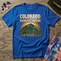 Printify T-Shirt Colorado Higher By Nature Mushroom T-Shirt Mushroom Magic Mushroom T-Shirt