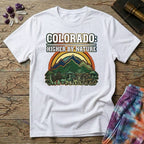 Printify T-Shirt Colorado Higher By Nature Mushroom T-Shirt Mushroom Magic Mushroom T-Shirt