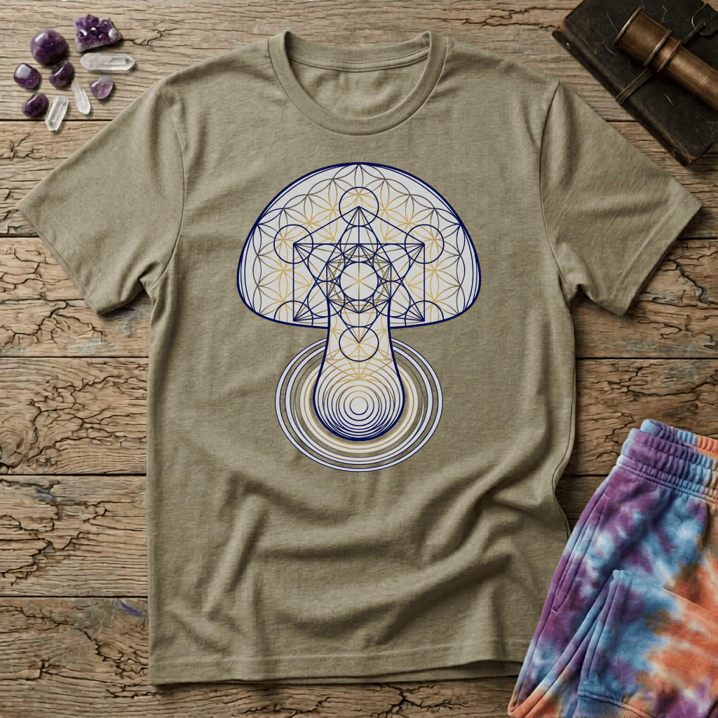 Printify T-Shirt Connect T-Shirt Mushroom Magic Mushroom T-Shirt
