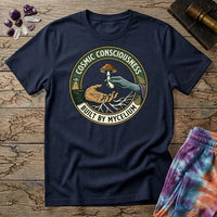 Printify T-Shirt Cosmic Consciousness Built By Mycelium T-Shirt Mushroom Magic Mushroom T-Shirt