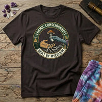 Printify T-Shirt Cosmic Consciousness Built By Mycelium T-Shirt Mushroom Magic Mushroom T-Shirt