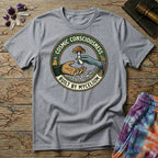 Printify T-Shirt Cosmic Consciousness Built By Mycelium T-Shirt Mushroom Magic Mushroom T-Shirt