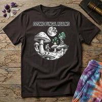 Printify T-Shirt Cosmic Fungal Realms Mushroom T-Shirt Mushroom Magic Mushroom T-Shirt