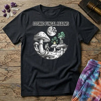 Printify T-Shirt Cosmic Fungal Realms Mushroom T-Shirt Mushroom Magic Mushroom T-Shirt