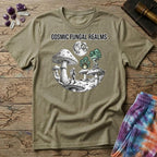 Printify T-Shirt Cosmic Fungal Realms Mushroom T-Shirt Mushroom Magic Mushroom T-Shirt