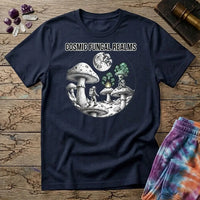 Printify T-Shirt Cosmic Fungal Realms Mushroom T-Shirt Mushroom Magic Mushroom T-Shirt
