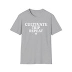 Printify T-Shirt Cultivate Trip Repeat Mushroom T-Shirt Mushroom Magic Mushroom T-Shirt