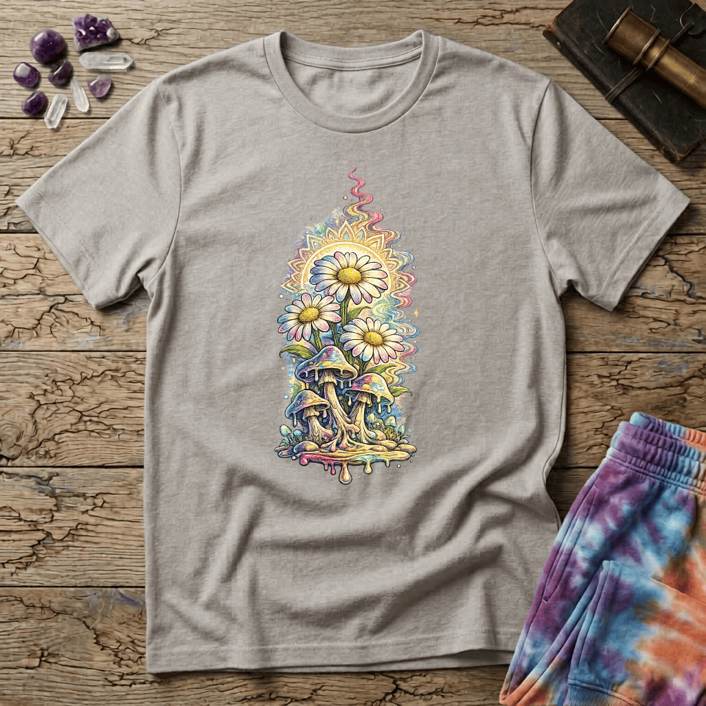 Printify T-Shirt Daisy Trip T-Shirt Mushroom Magic Mushroom T-Shirt