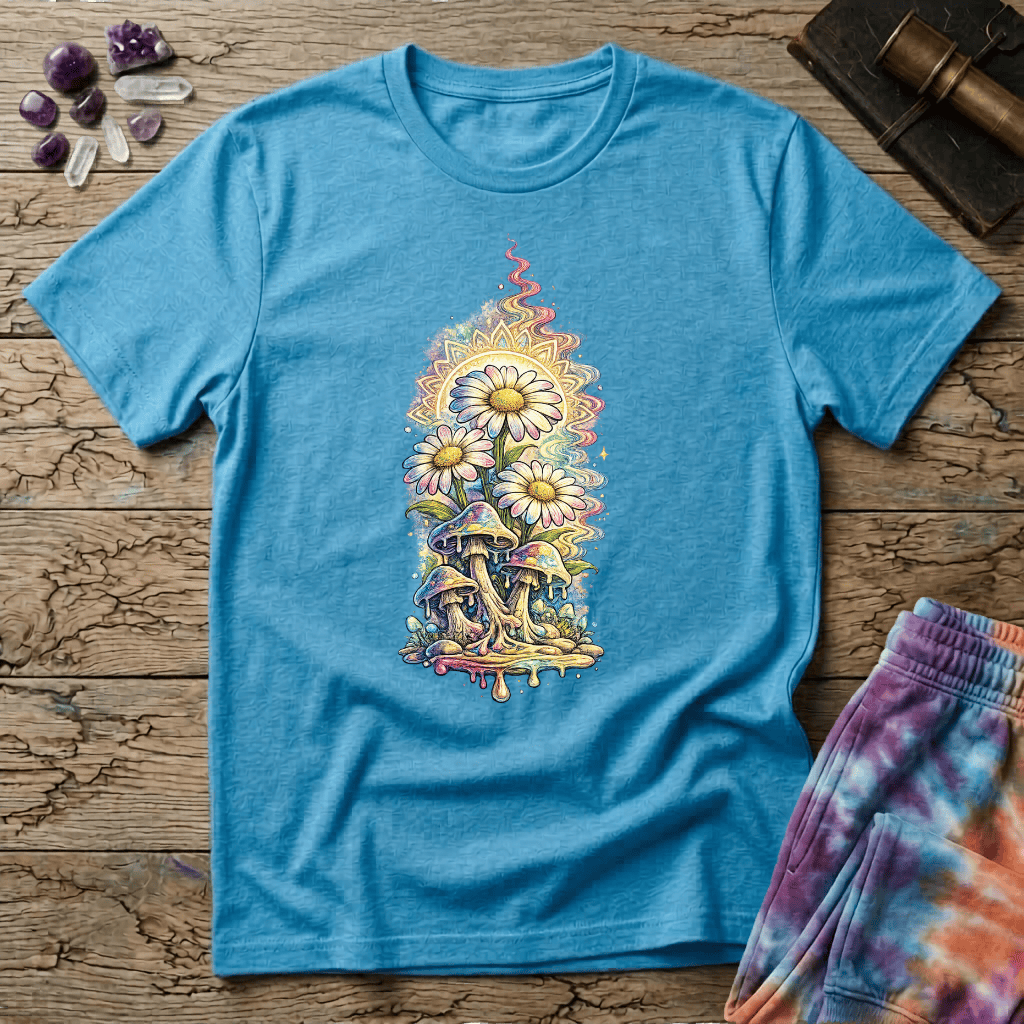 Printify T-Shirt Daisy Trip T-Shirt Mushroom Magic Mushroom T-Shirt