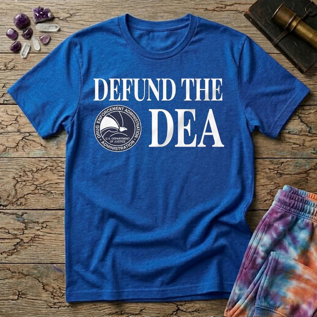 Printify T-Shirt Defund The DEA T-Shirt Mushroom Magic Mushroom T-Shirt