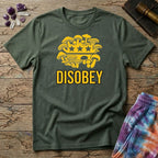 Printify T-Shirt Disobey Mushroom T-Shirt Mushroom Magic Mushroom T-Shirt