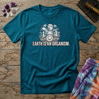Printify T-Shirt Earth Is An Organism Mushroom T-Shirt Mushroom Magic Mushroom T-Shirt