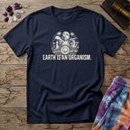 Printify T-Shirt Earth Is An Organism Mushroom T-Shirt Mushroom Magic Mushroom T-Shirt