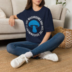 Printify T-Shirt Eat Mushrooms and Hate The Government T-Shirt Mushroom Magic Mushroom T-Shirt
