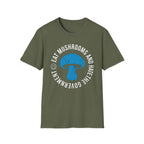 Printify T-Shirt Eat Mushrooms and Hate The Government T-Shirt Mushroom Magic Mushroom T-Shirt