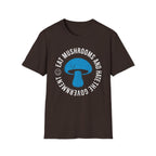 Printify T-Shirt Eat Mushrooms and Hate The Government T-Shirt Mushroom Magic Mushroom T-Shirt
