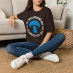 Printify T-Shirt Eat Mushrooms and Hate The Government T-Shirt Mushroom Magic Mushroom T-Shirt