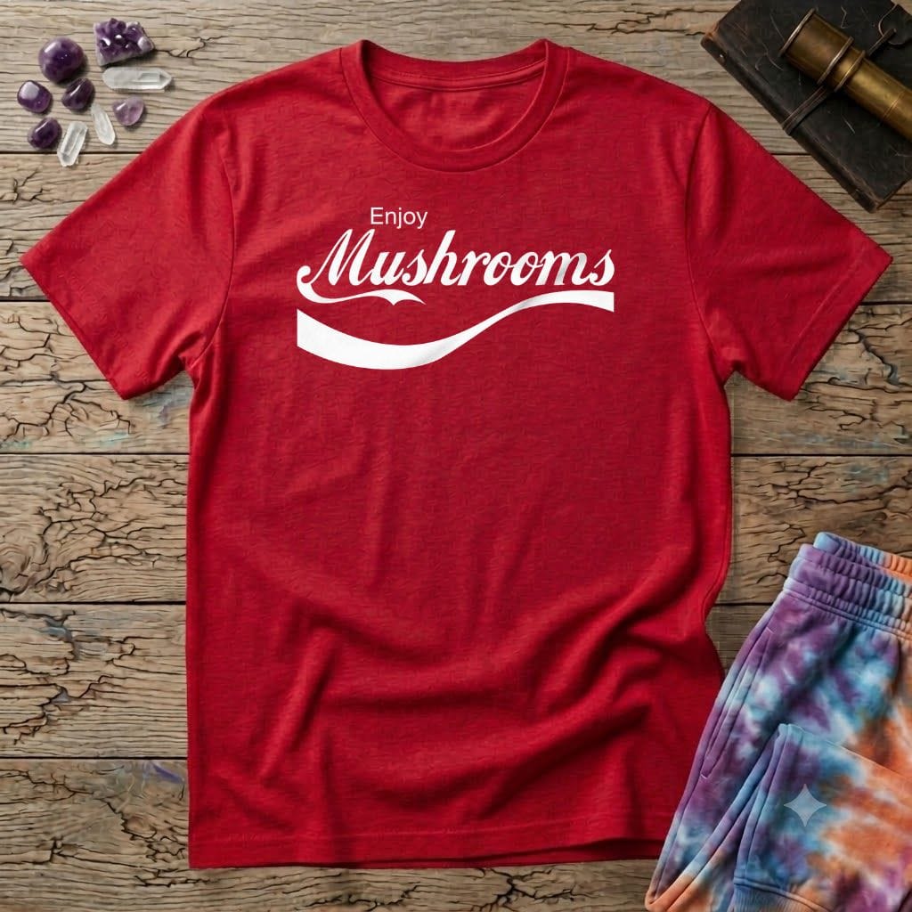 Printify T-Shirt Enjoy Mushrooms T-Shirt Mushroom Magic Mushroom T-Shirt