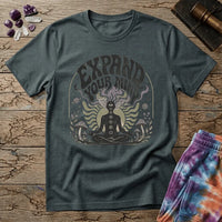 Printify T-Shirt Expand Your Mind Too T-Shirt Mushroom Magic Mushroom T-Shirt