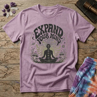 Printify T-Shirt Expand Your Mind Too T-Shirt Mushroom Magic Mushroom T-Shirt