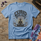 Printify T-Shirt Expand Your Mind Too T-Shirt Mushroom Magic Mushroom T-Shirt