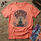 Printify T-Shirt Expand Your Mind Too T-Shirt Mushroom Magic Mushroom T-Shirt
