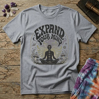 Printify T-Shirt Expand Your Mind Too T-Shirt Mushroom Magic Mushroom T-Shirt