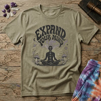 Printify T-Shirt Expand Your Mind Too T-Shirt Mushroom Magic Mushroom T-Shirt