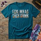 Printify T-Shirt Fck What They Think Mushroom T-Shirt Mushroom Magic Mushroom T-Shirt