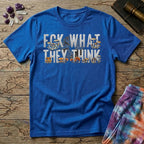 Printify T-Shirt Fck What They Think Mushroom T-Shirt Mushroom Magic Mushroom T-Shirt