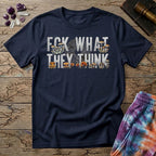 Printify T-Shirt Fck What They Think Mushroom T-Shirt Mushroom Magic Mushroom T-Shirt