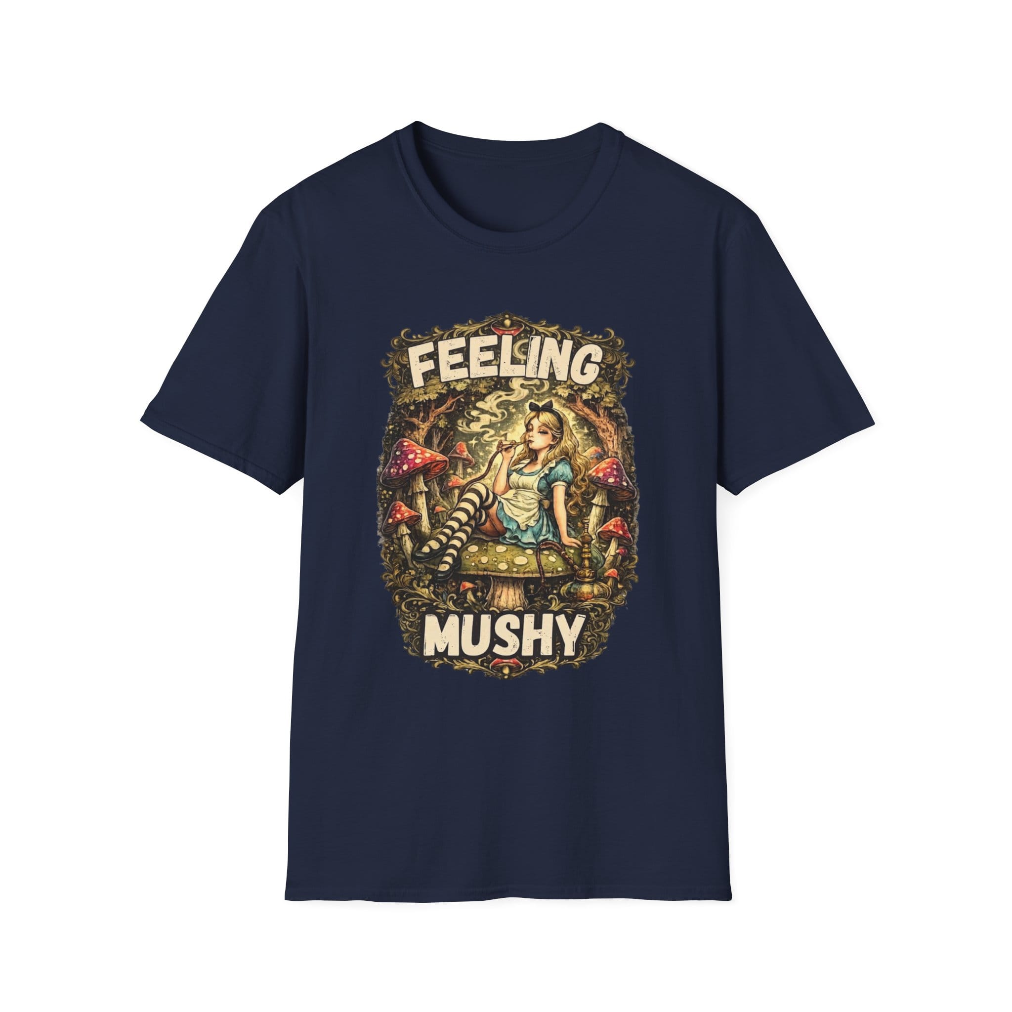 Printify T-Shirt Feeling Mushy Mushroom T-Shirt! Mushroom Magic Mushroom T-Shirt