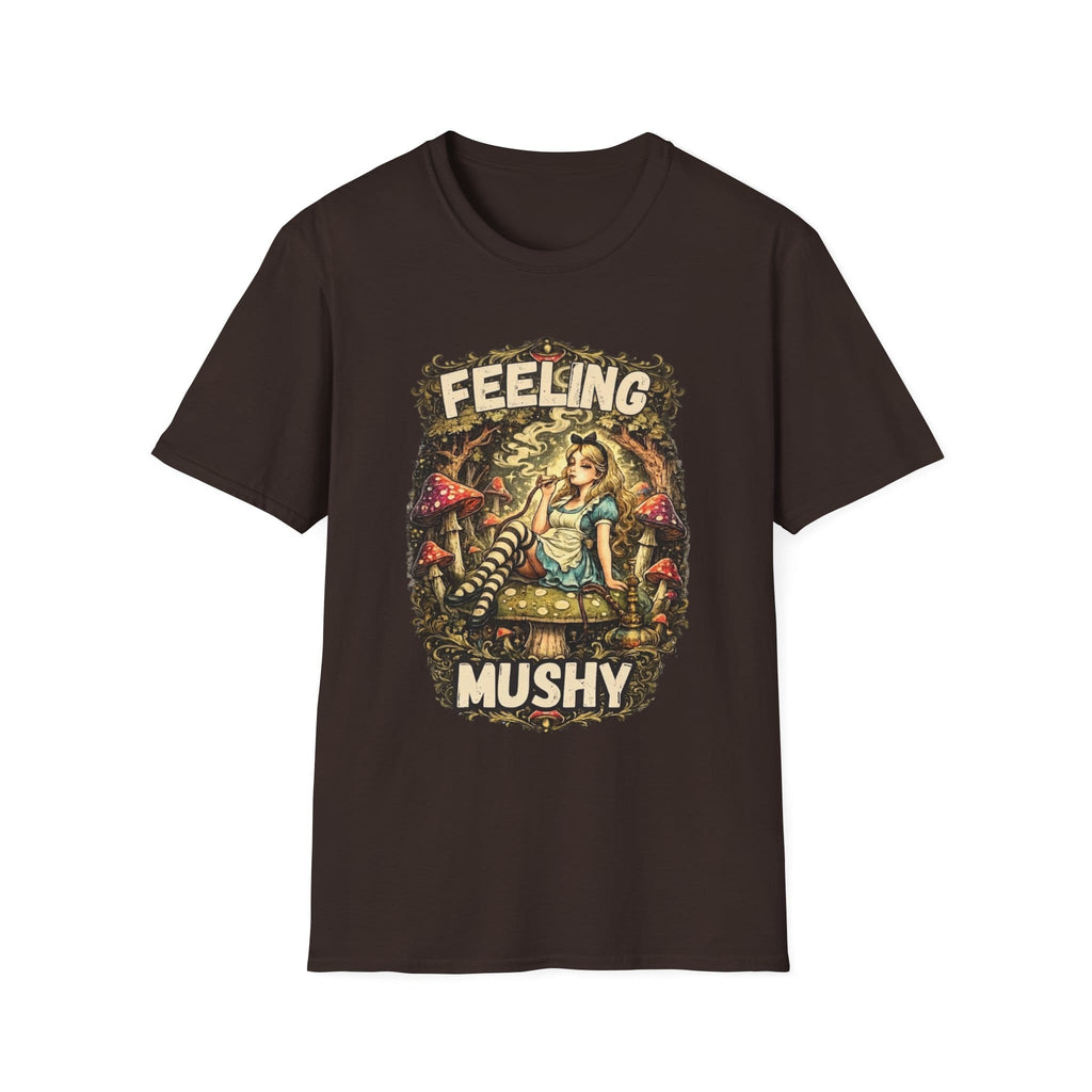 Printify T-Shirt Feeling Mushy Mushroom T-Shirt! Mushroom Magic Mushroom T-Shirt