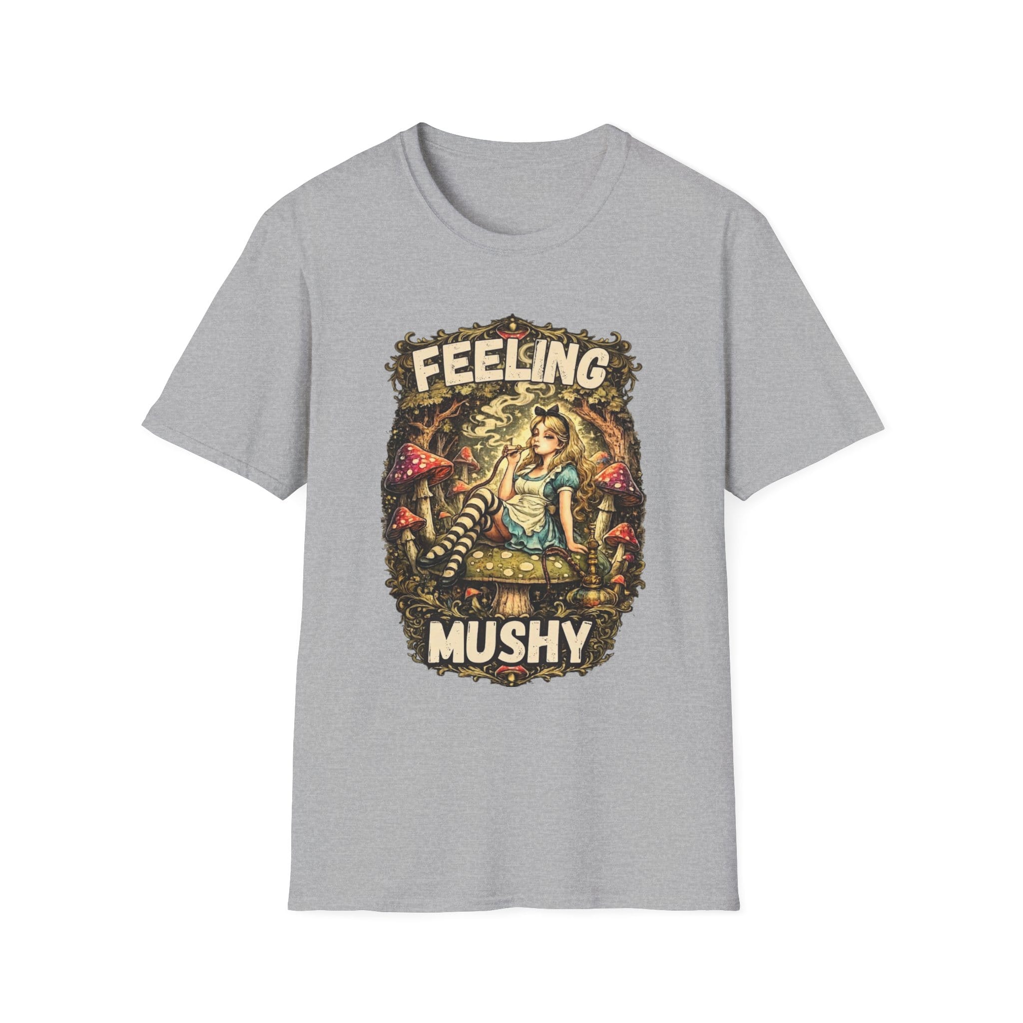 Printify T-Shirt Feeling Mushy Mushroom T-Shirt! Mushroom Magic Mushroom T-Shirt