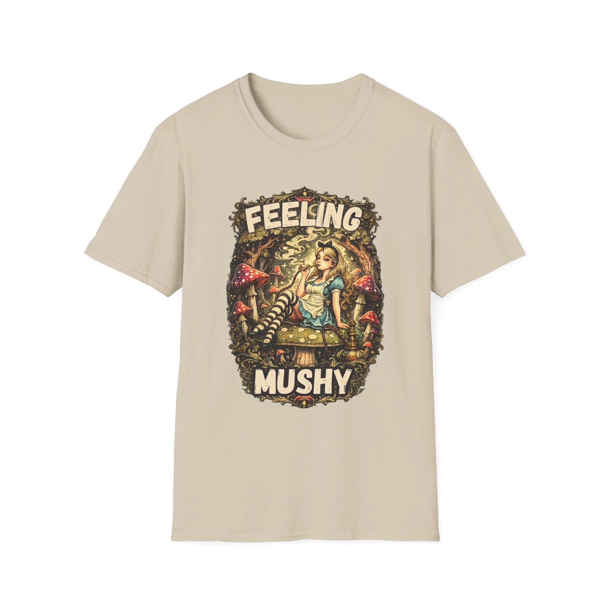 Printify T-Shirt Feeling Mushy Mushroom T-Shirt! Mushroom Magic Mushroom T-Shirt