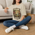 Printify T-Shirt Feeling Mushy Mushroom T-Shirt! Mushroom Magic Mushroom T-Shirt