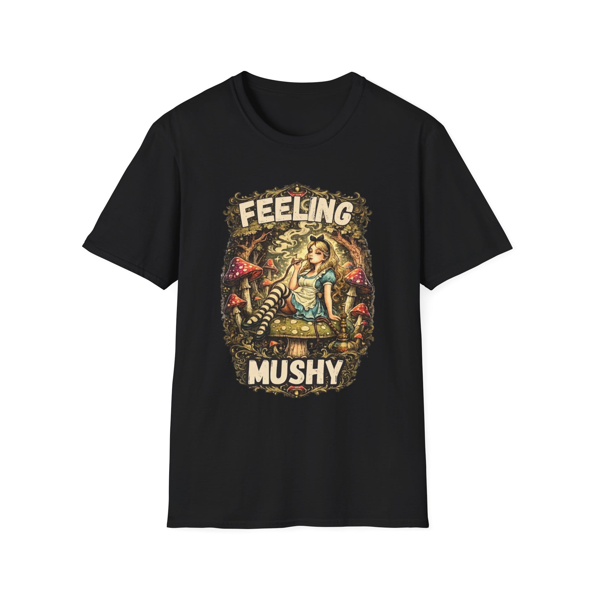 Printify T-Shirt Feeling Mushy Mushroom T-Shirt! Mushroom Magic Mushroom T-Shirt