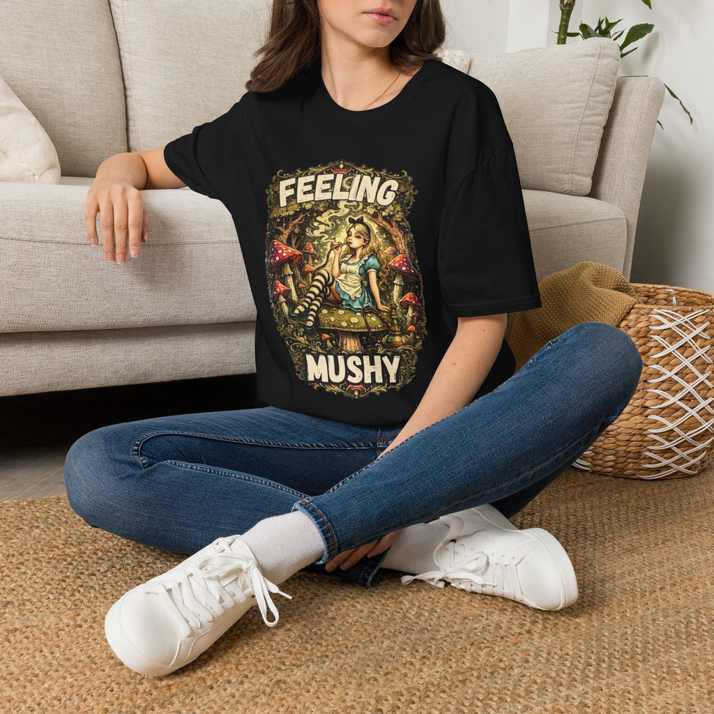 Printify T-Shirt Feeling Mushy Mushroom T-Shirt! Mushroom Magic Mushroom T-Shirt