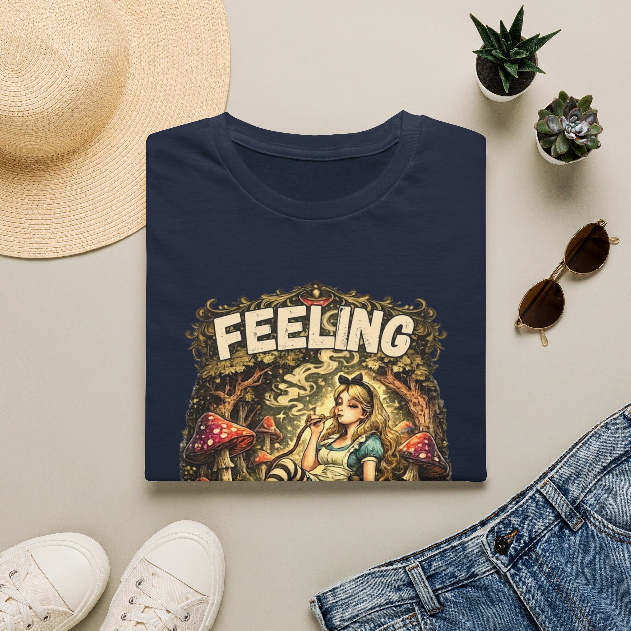 Printify T-Shirt Feeling Mushy Mushroom T-Shirt! Mushroom Magic Mushroom T-Shirt